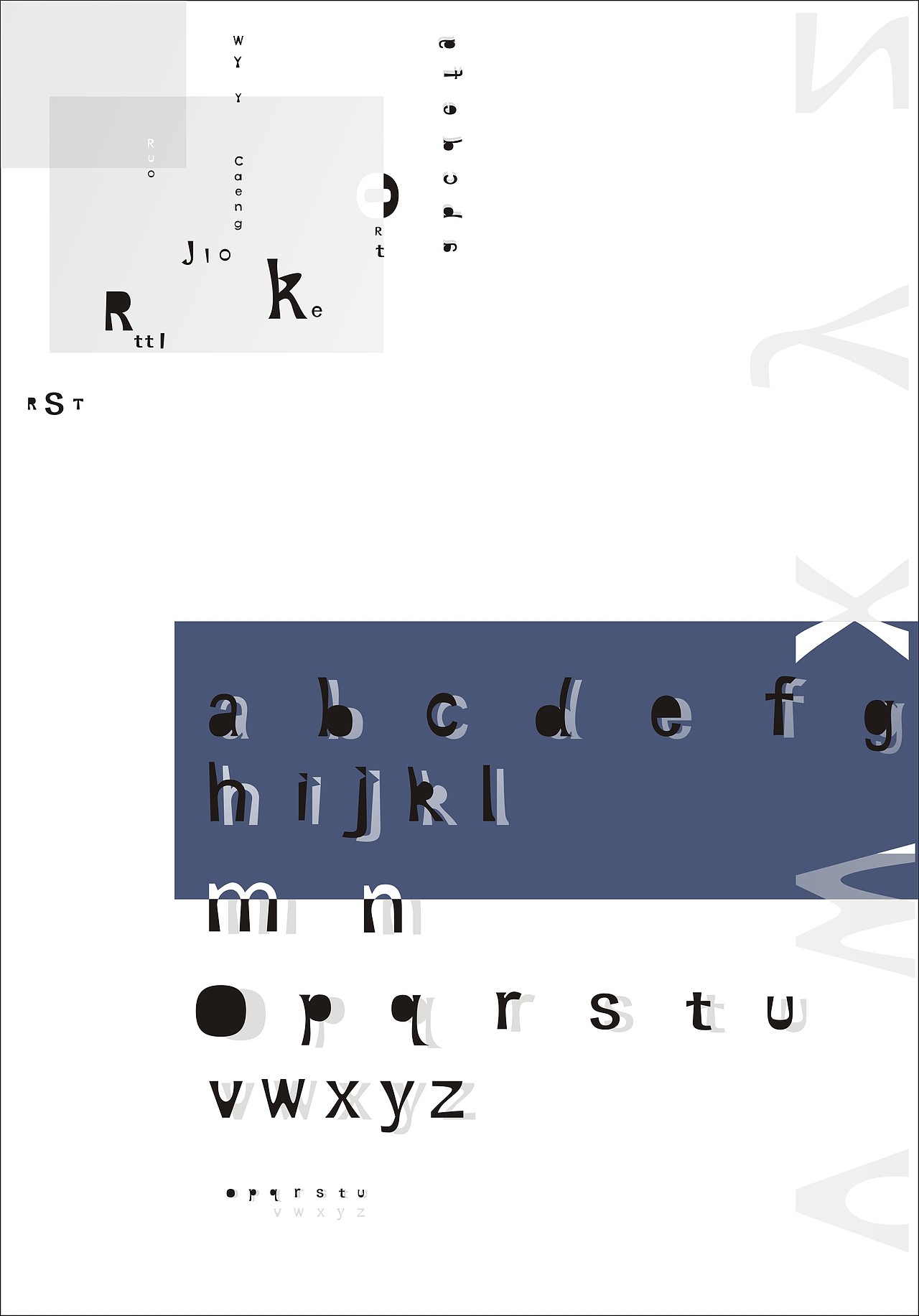 英文字母设计（图ZODU5MzI2NDA=） - 字体/字形 - 站酷设计师巟介原创素材 - 站酷ZCOOL