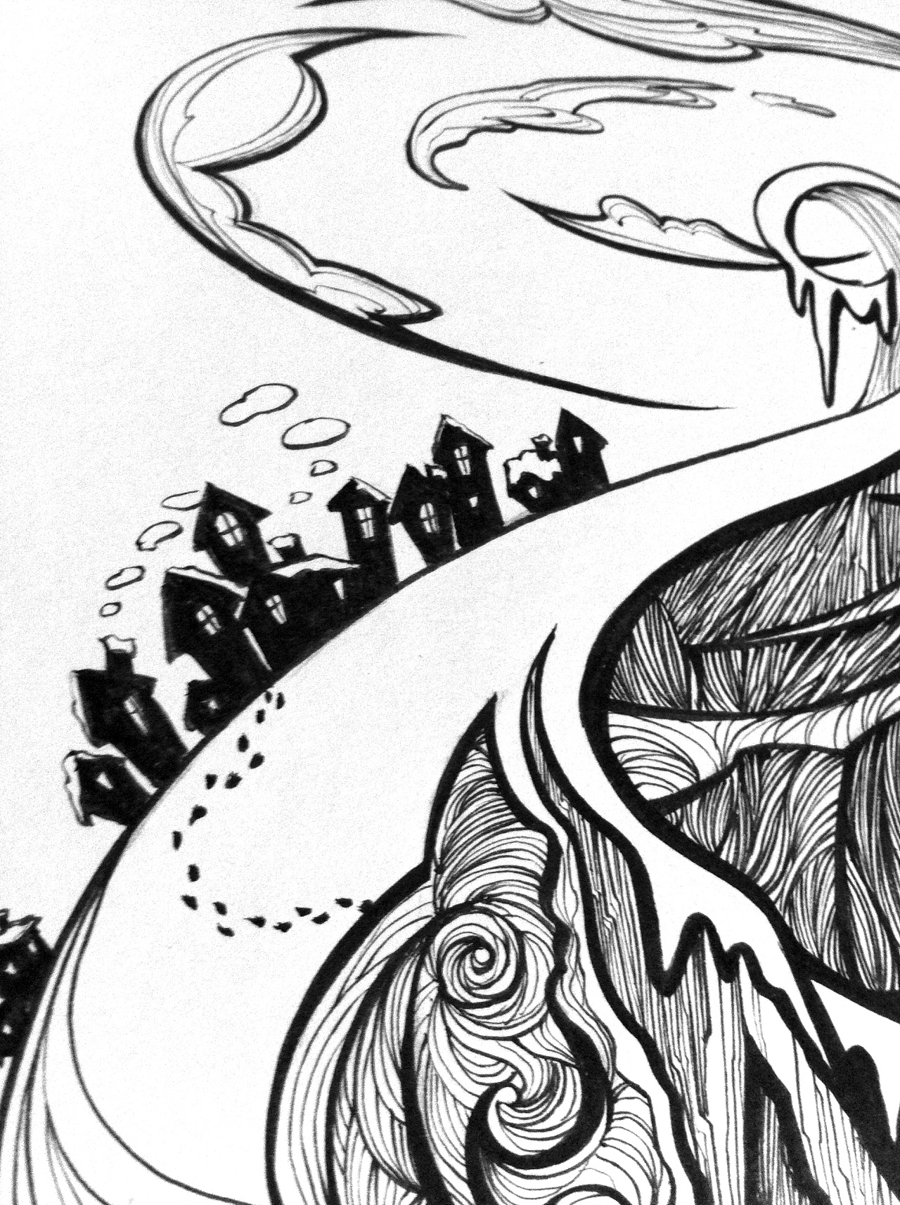 业余黑白模式水彩模式开启