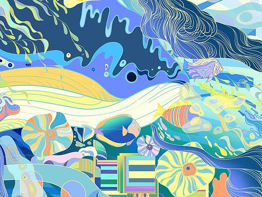海洋插画系列