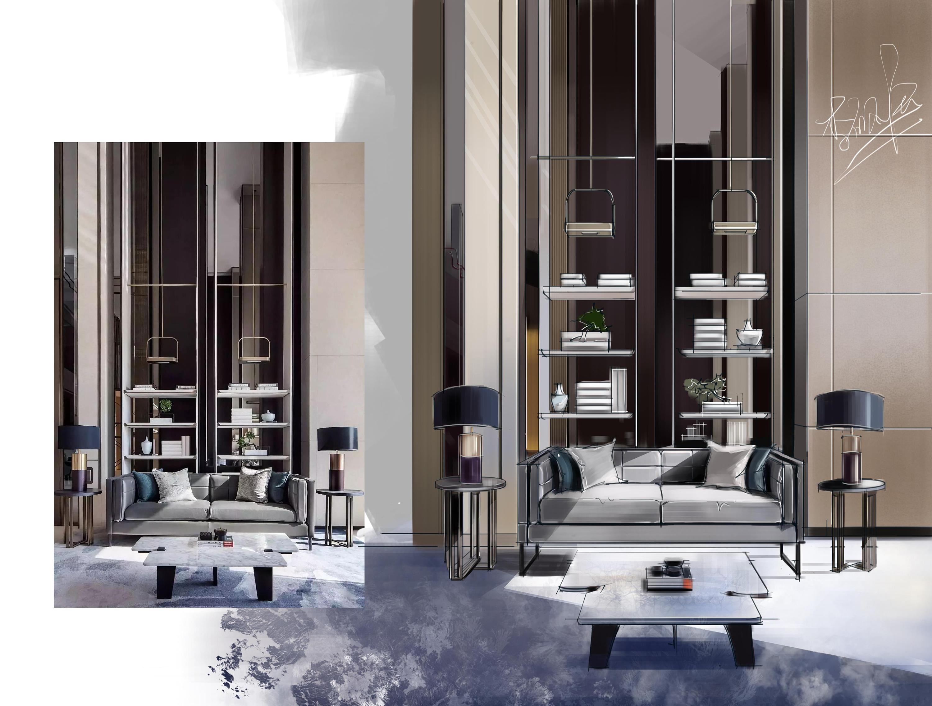 室内板绘设计绘画