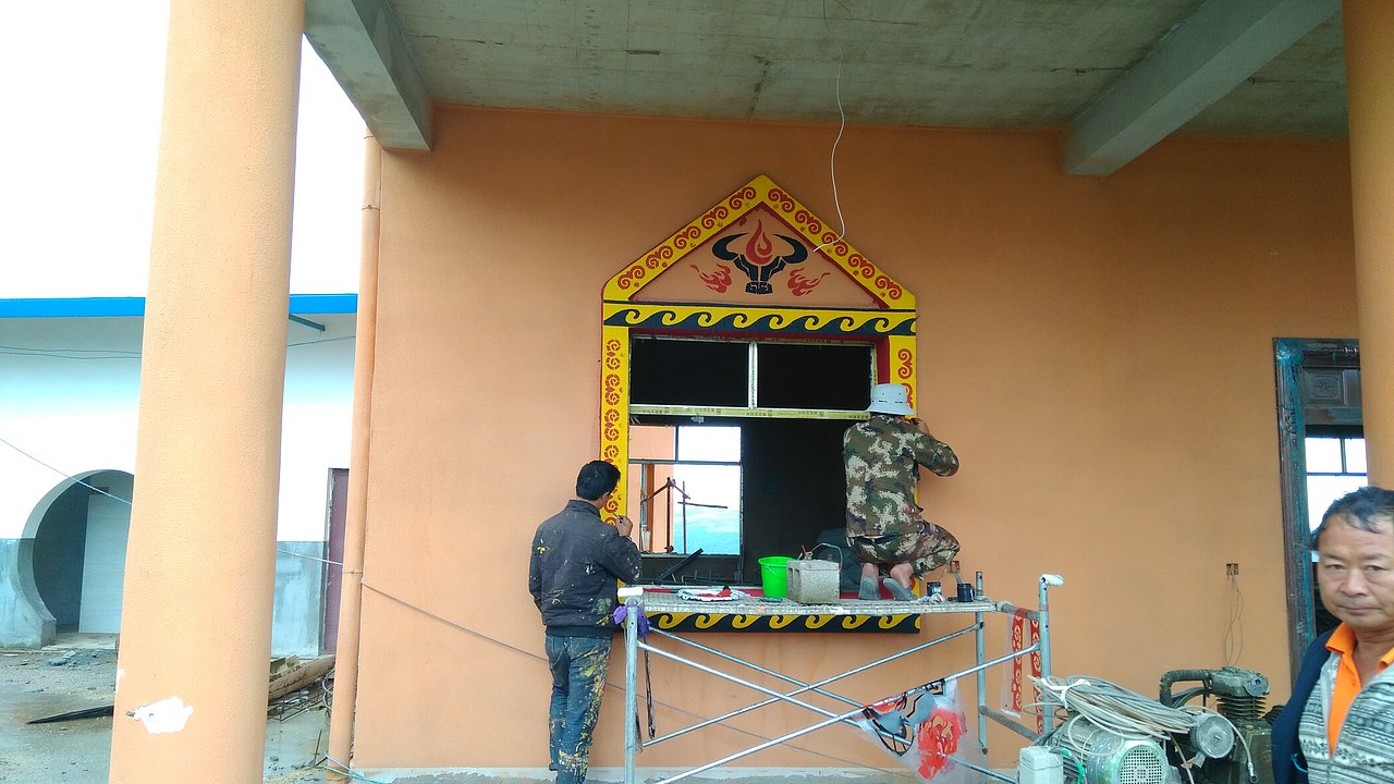 彝族花纹云南彝族文化彩绘公司彝族绘画彝族服装服饰（图ZMTA2NTQ2NTg0） - 其他手工艺 - 站酷设计师云南锦泰彩绘原创素材 - 站酷ZCOOL