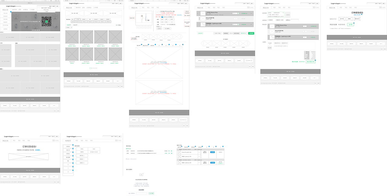 线上数码商城原型