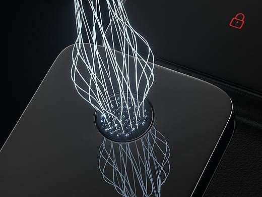 小米智能门锁 产品动画 C4D