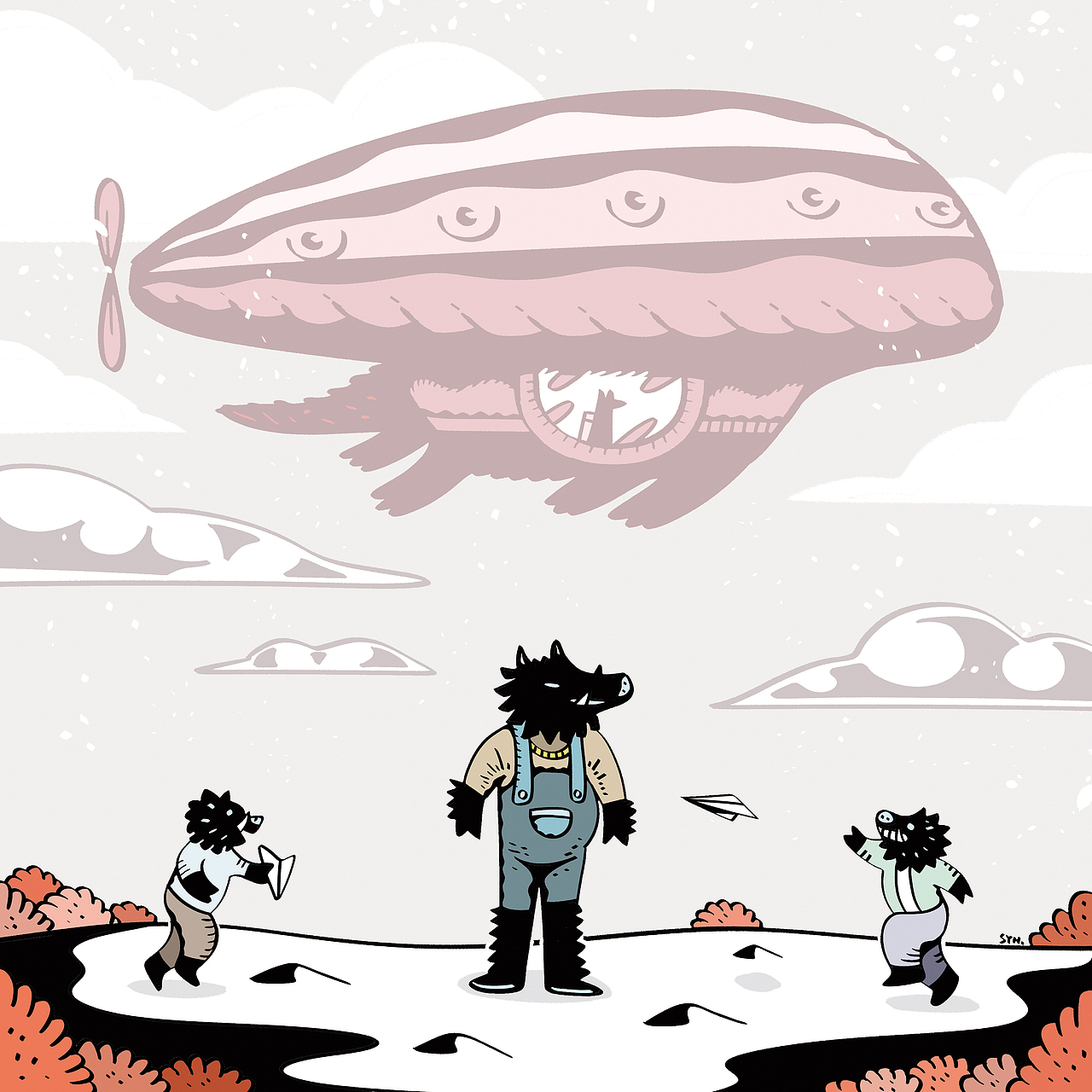 《银河无宿人》系列插画集 第二波（图ZMjUxNjA3Njcy） - 绘本 - 站酷设计师孙愚火原创素材 - 站酷ZCOOL