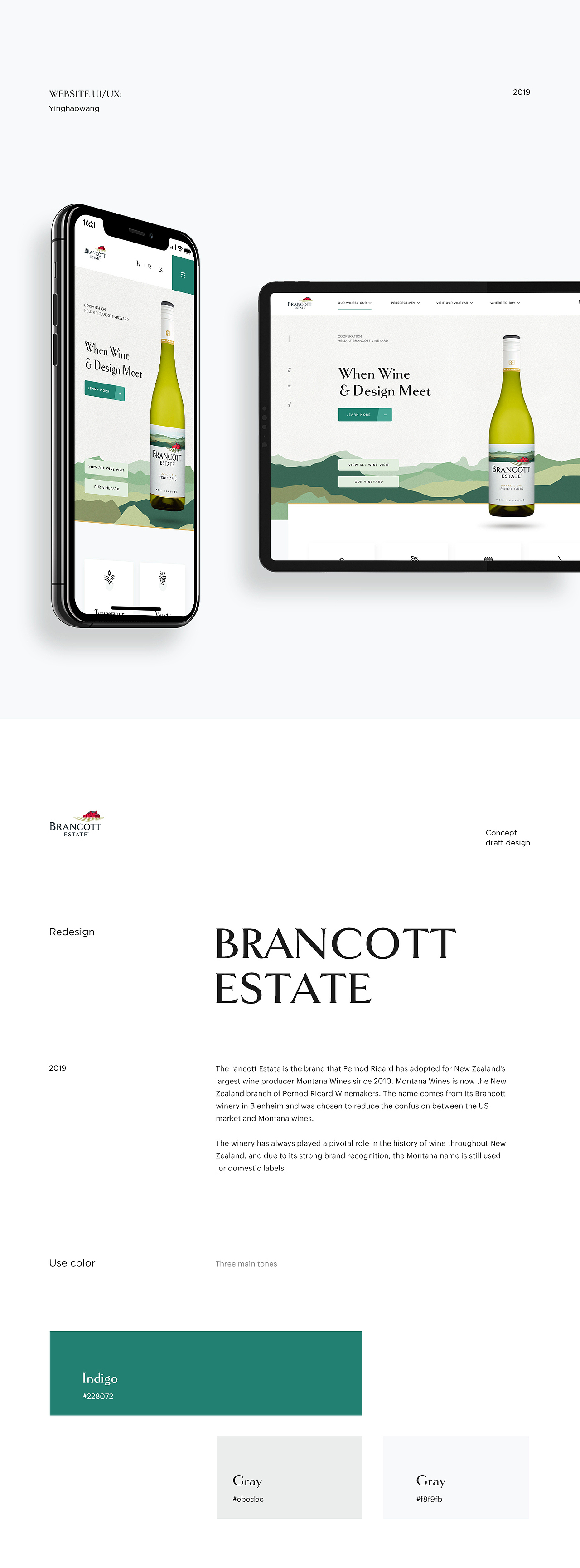 Car and winery web design x2