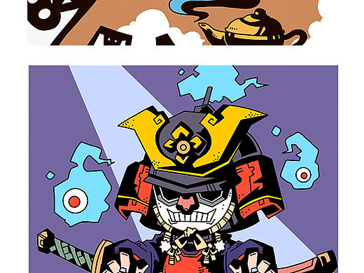 小克总物语卡牌插画设计
