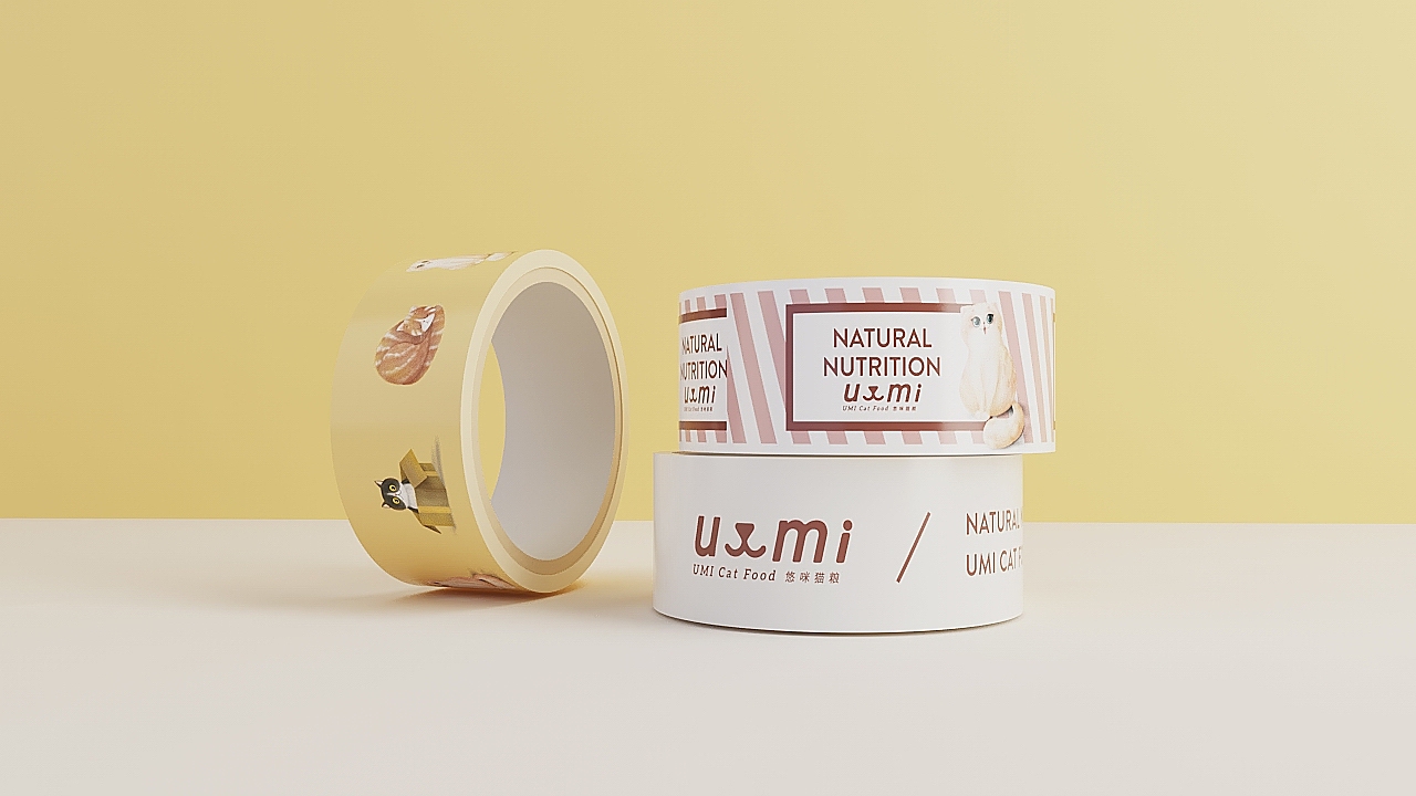 《UMI》猫粮品牌设计,于好品质中碰撞美感和温度。