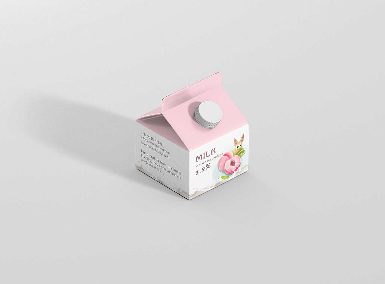 大耳狐牛奶（图ZMjkxNjg3NjIw） - 包装 - 站酷设计师你是哪只小狐狸原创素材 - 站酷ZCOOL
