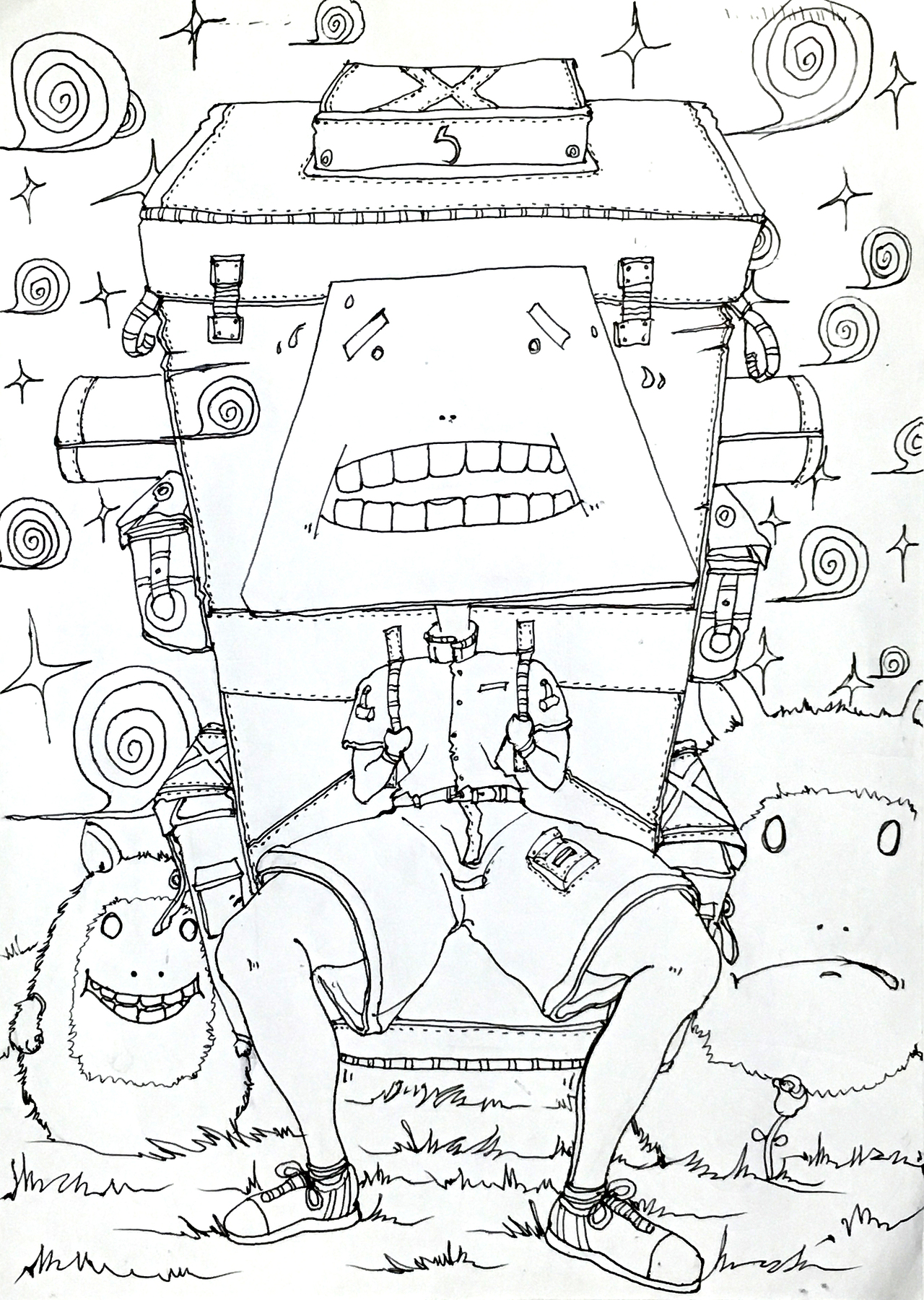 画给自己25岁生日礼物1（图ZNzg1NDM1NjA=） - 商业插画 - 站酷设计师3柊小丑原创素材 - 站酷ZCOOL