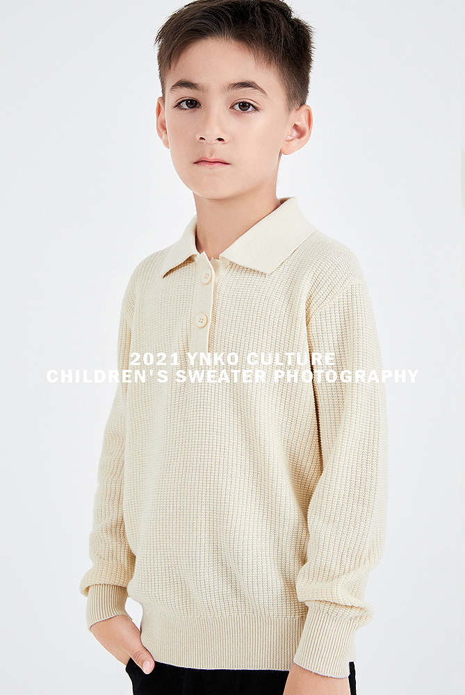 YNKO CULTURE 儿童针织衫毛衣拍摄