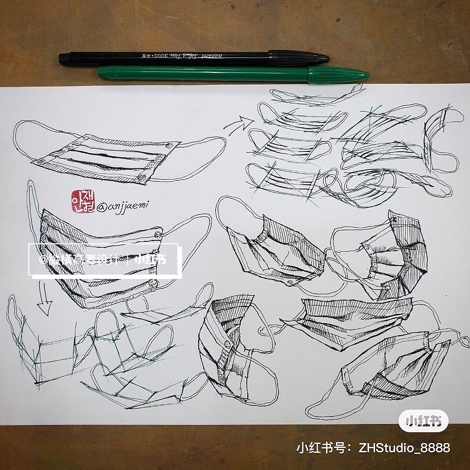 川美设计基础基础｜韩国画师设计素描参考（图ZMjU1MjEwNTY0） - 艺术插画 - 站酷设计师縱橫高考设计原创素材 - 站酷ZCOOL