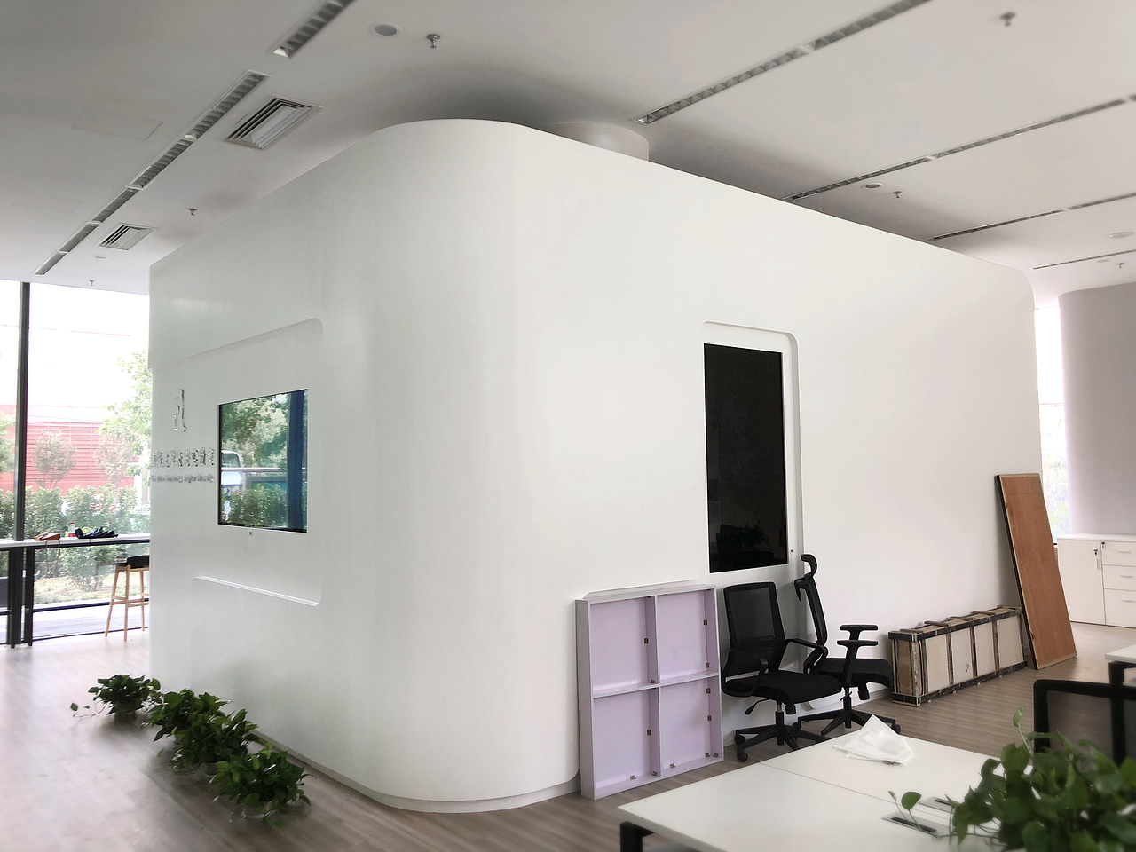清华大学美院实验室展示办公室多功能空间设计实施方案（图ZMTI0NTM3OTA4） - 展陈设计 - 站酷设计师红桃五原创素材 - 站酷ZCOOL