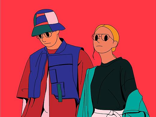 《trendy & Cyberpunk》插画系列  第一弹