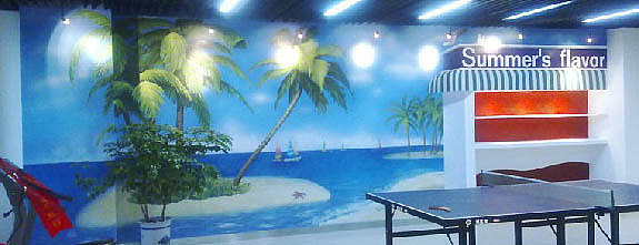 3D墙绘,3D墙画,成都墙绘,成都彩绘,成都壁画