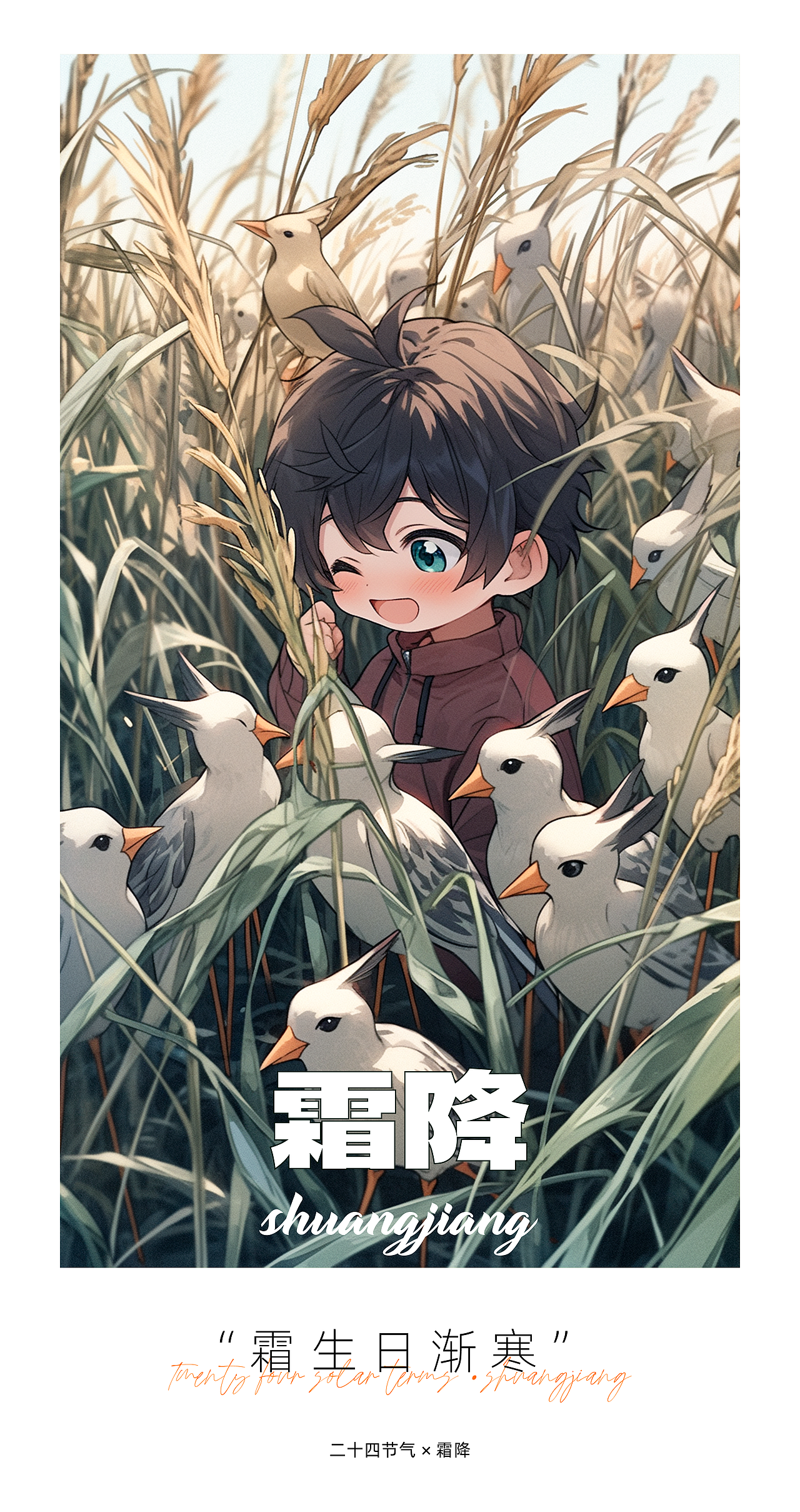 midjourney二十四节气插画