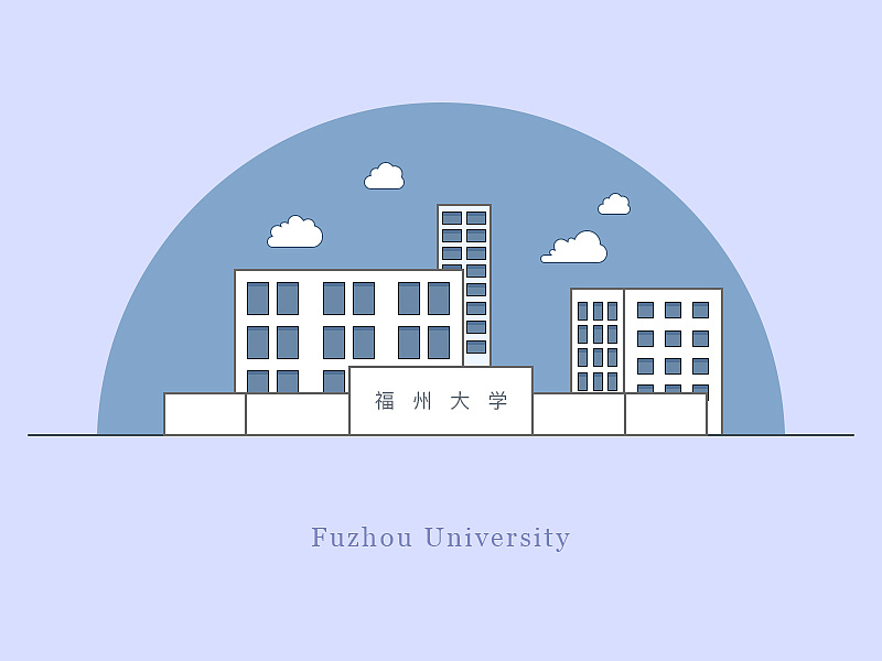 【每周7张】211大学校门插画