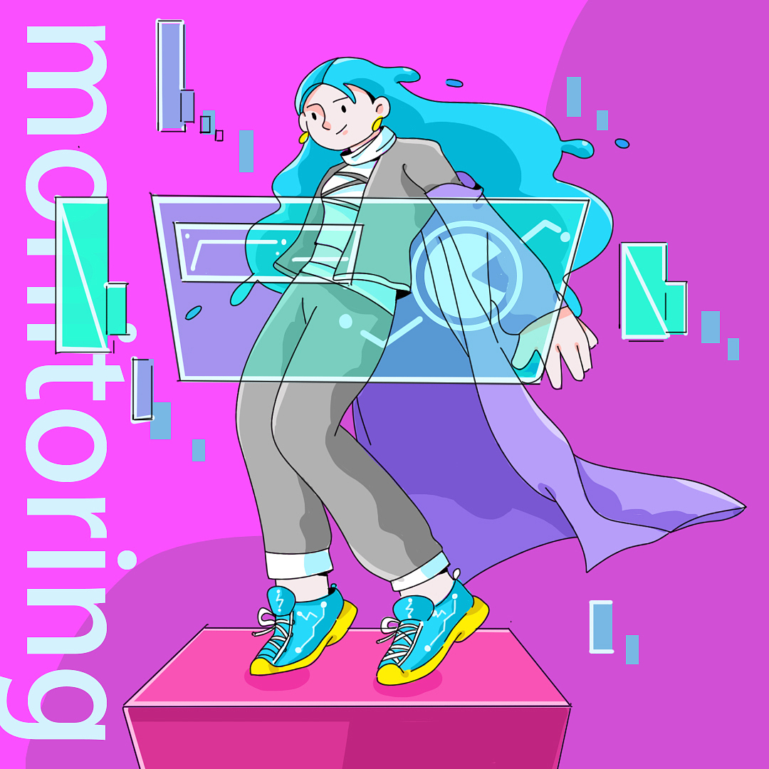 监控时代（图ZMjg1NTAzMTUy） - 商业插画 - 站酷设计师六剑问秦原创素材 - 站酷ZCOOL