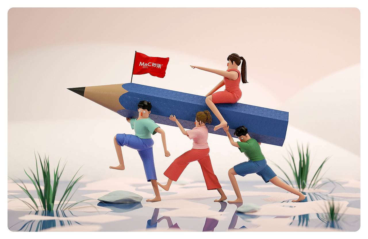 2019年C4D卡通角色年度作品集