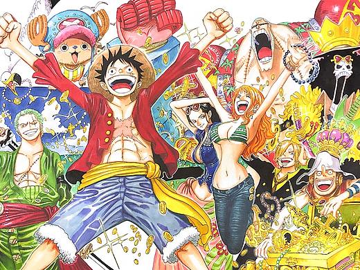 马克笔手绘 海贼王-大秘宝“ONE PIECE”