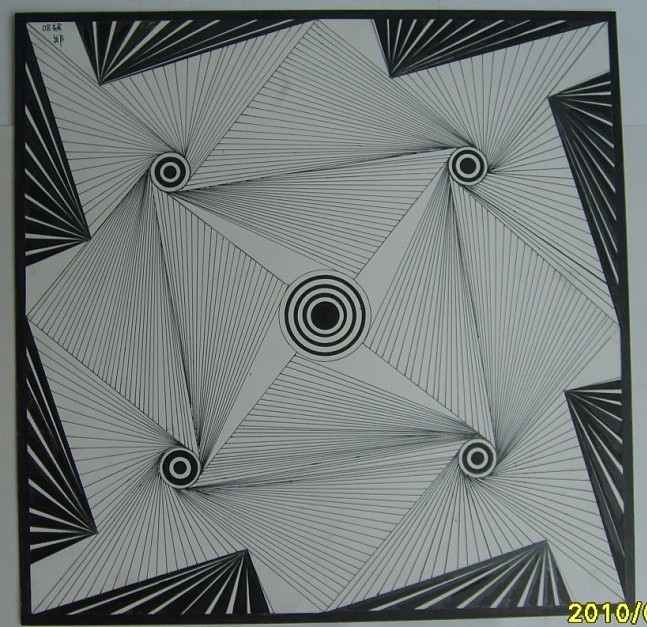 水粉手绘素描平构