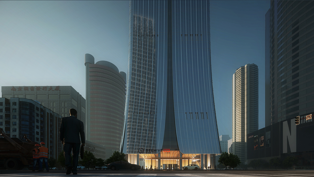 | -Aedas City- | 极速Lumion动画（图ZMjU4NjIzNDc2） - 建筑/空间 - 站酷设计师BEEHIVE_唐原创素材 - 站酷ZCOOL