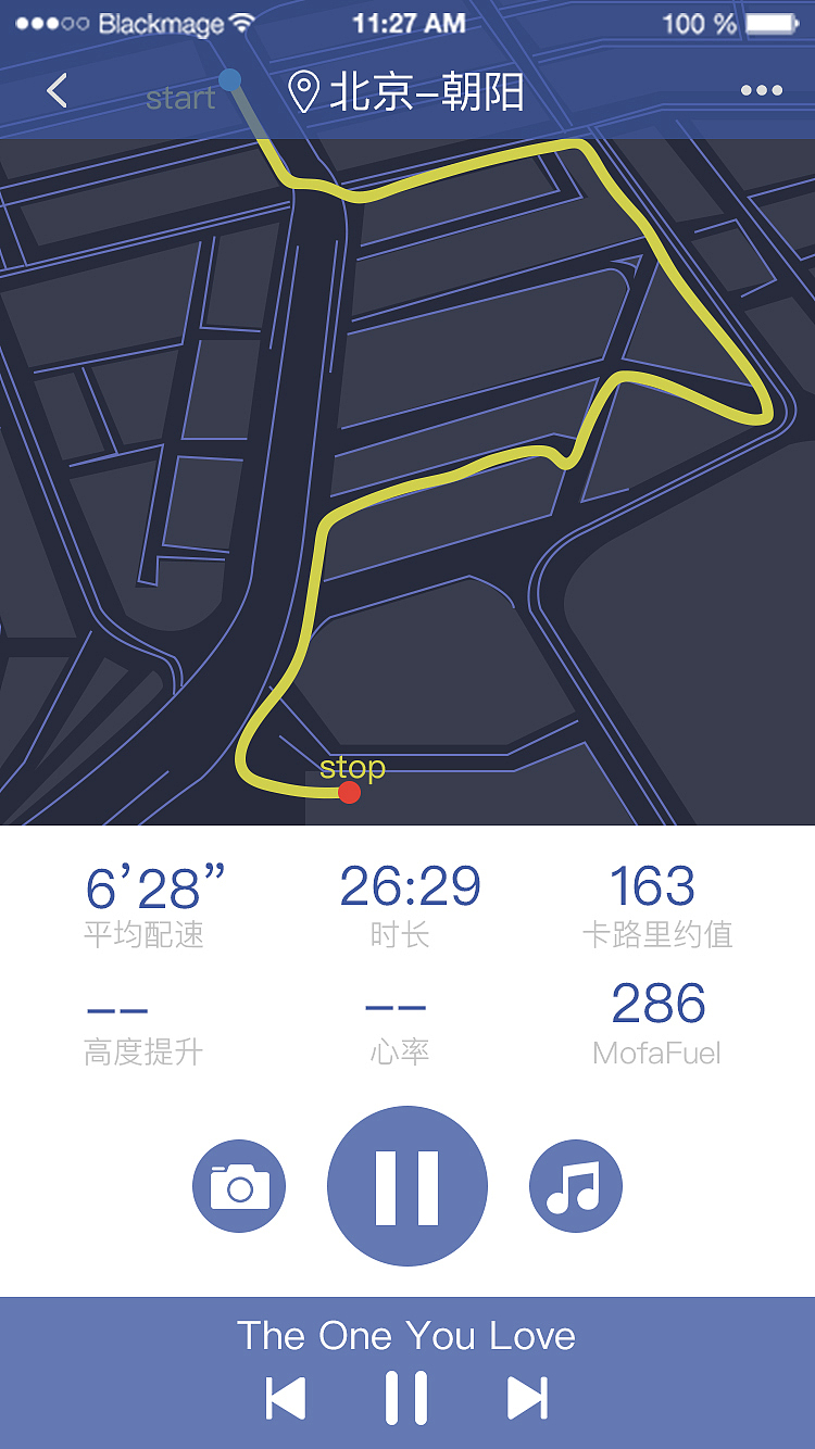 运动APP界面设计及GUI排版