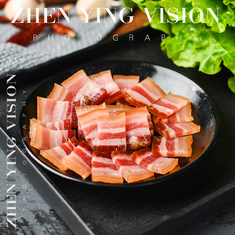 腊肉腊肠拍摄实拍