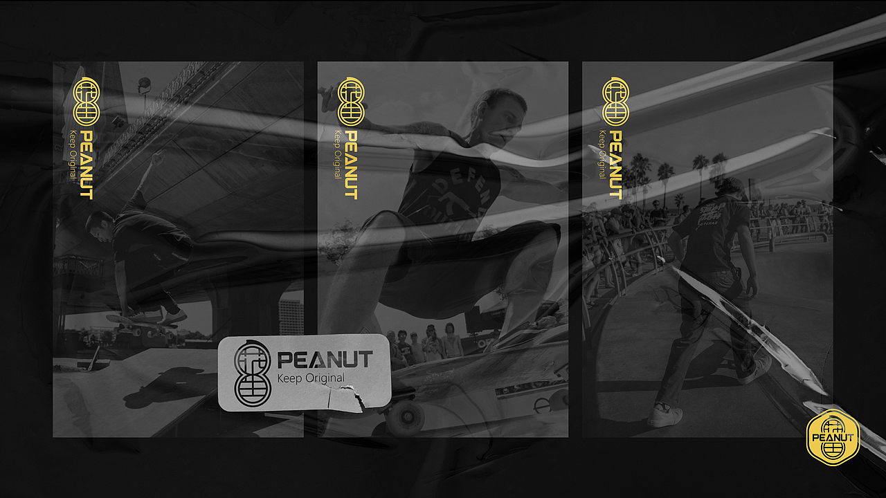 花生滑板俱乐部品牌形象设计 / 智渊设计工作室（图ZMjk0Mzk4MjEy） - 品牌 - 站酷设计师智渊品牌设计原创素材 - 站酷ZCOOL