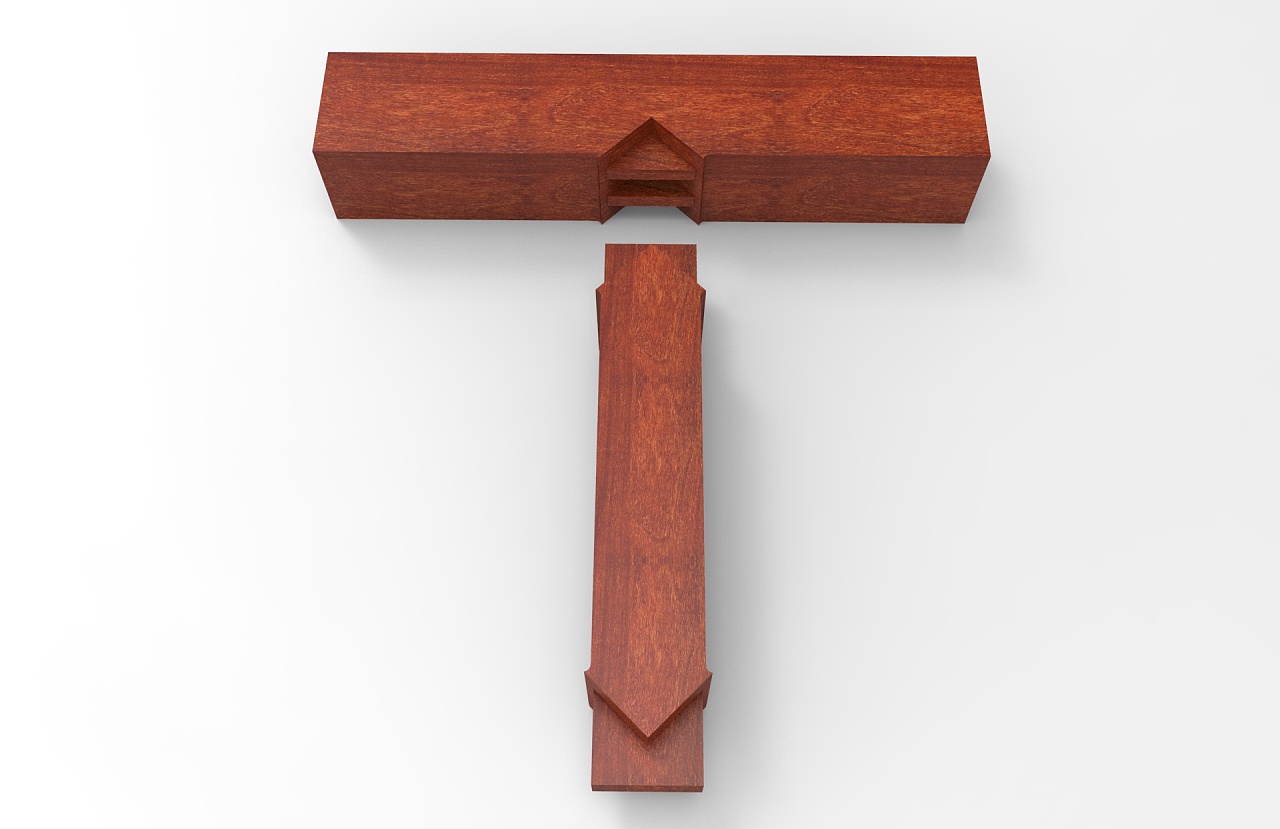 摘自《中华榫卯(上) 》中国林业出版社  叶双陶主编  2.