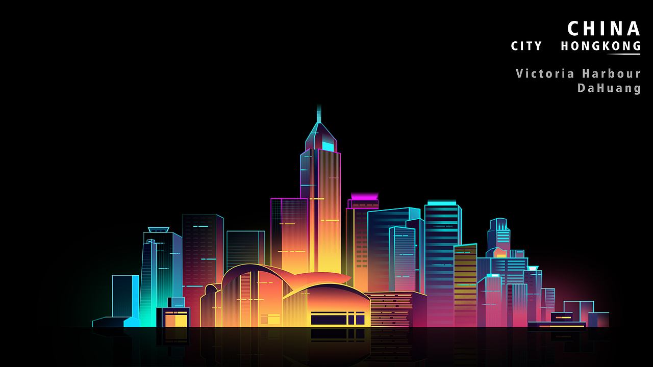 维多利亚港（图ZMTczOTM0Njky） - 海报 - 站酷设计师喜猫重症大黄原创素材 - 站酷ZCOOL