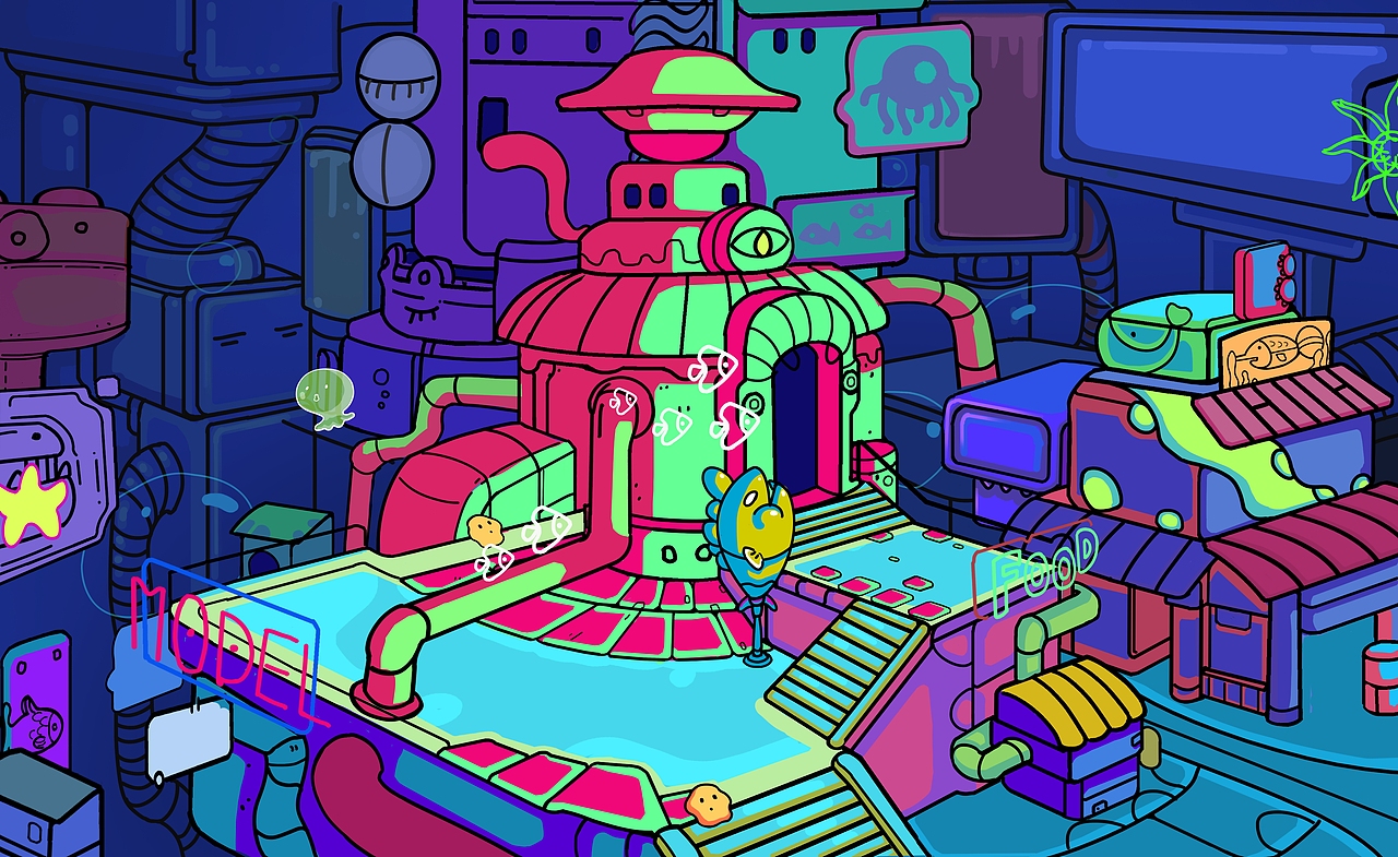 海洋酒家（图ZMjAzMTI5NzI4） - 创作习作 - 站酷设计师Demi隆冬原创素材 - 站酷ZCOOL