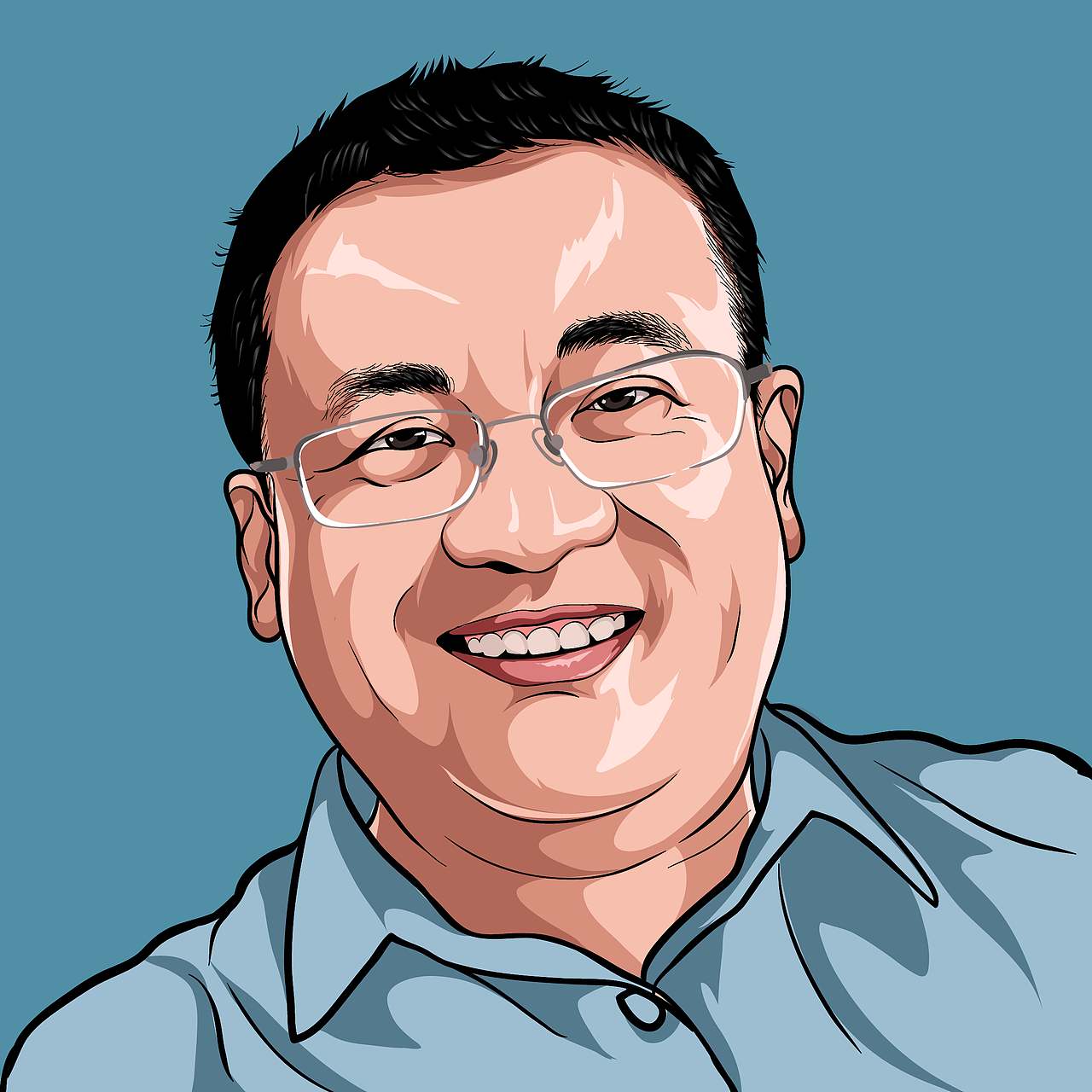 AI矢量光影头像插画，人物肖像插画手绘（图ZMjY0OTc1OTA4） - 商业插画 - 站酷设计师郭宏亮原创素材 - 站酷ZCOOL