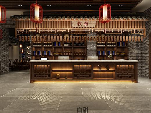 工装中式风格餐饮店