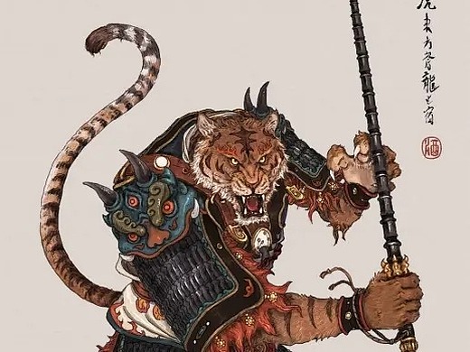 二十八星宿神将 尾火虎