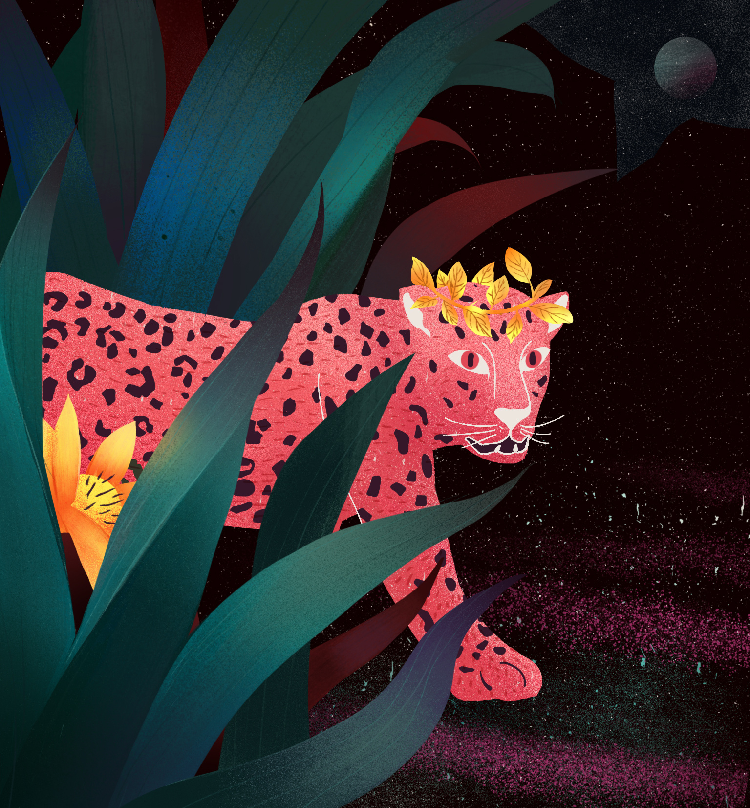 豹子|插画|商业插画|like重瞳子 - 原创作品 - 站酷 (zcool)