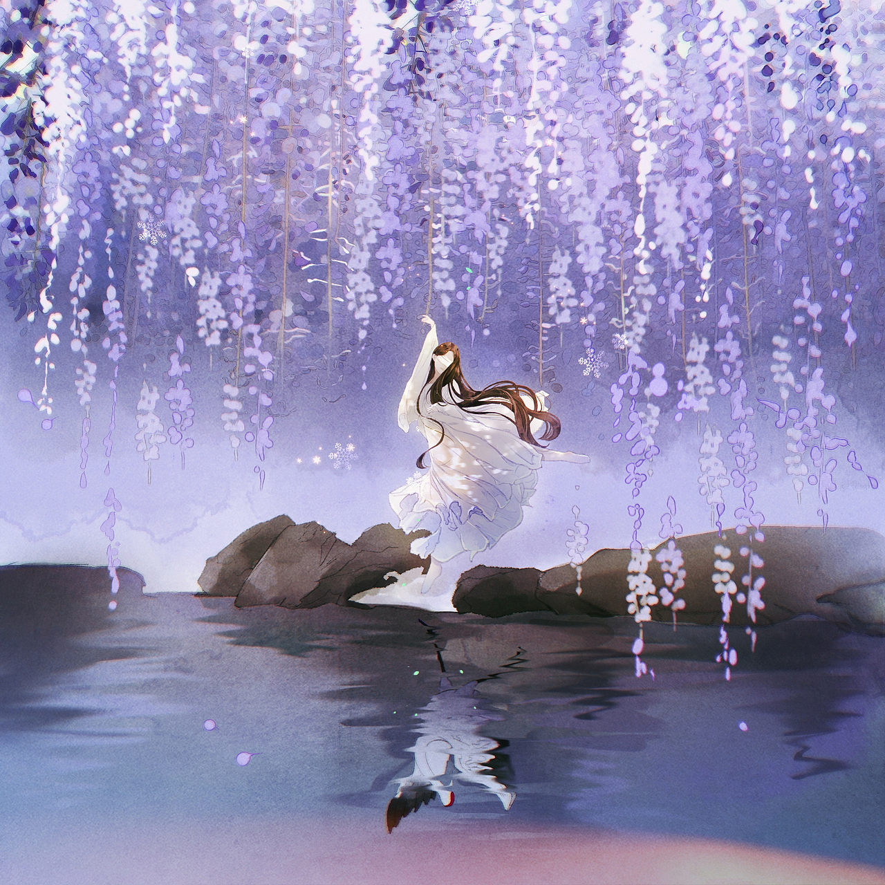 水中镜（图ZMTkzMjY4MjUy） - 艺术插画 - 站酷设计师Strooll原创素材 - 站酷ZCOOL