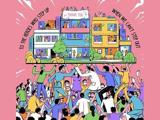 为抗疫发声 ｜看看国外设计师们的防疫海报创作