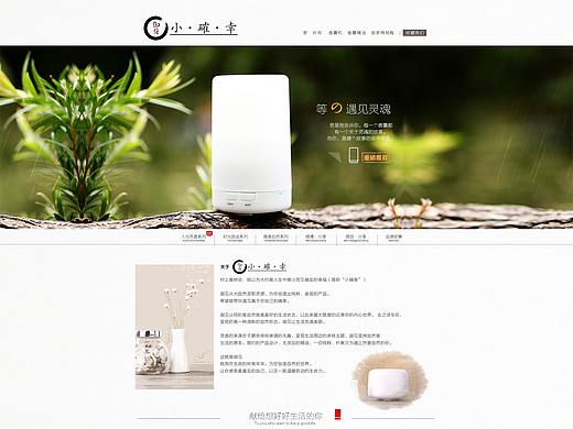 电商首页——空气加湿器（个人主页-ZNDUxNDQ3NjQ=） - 电商 - 站酷设计师信無铭原创素材 - 站酷ZCOOL