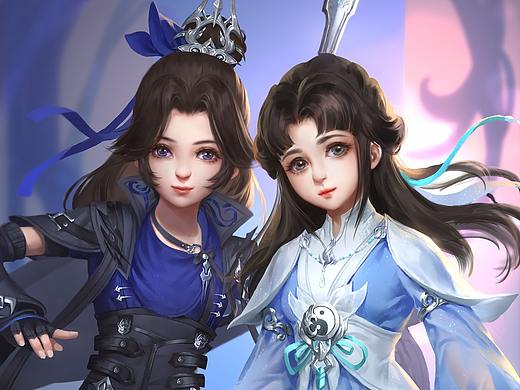 咩萝炮萝（个人主页-ZNDYzOTE2Njg=） - 游戏原画 - 站酷设计师玉梨子Art原创素材 - 站酷ZCOOL