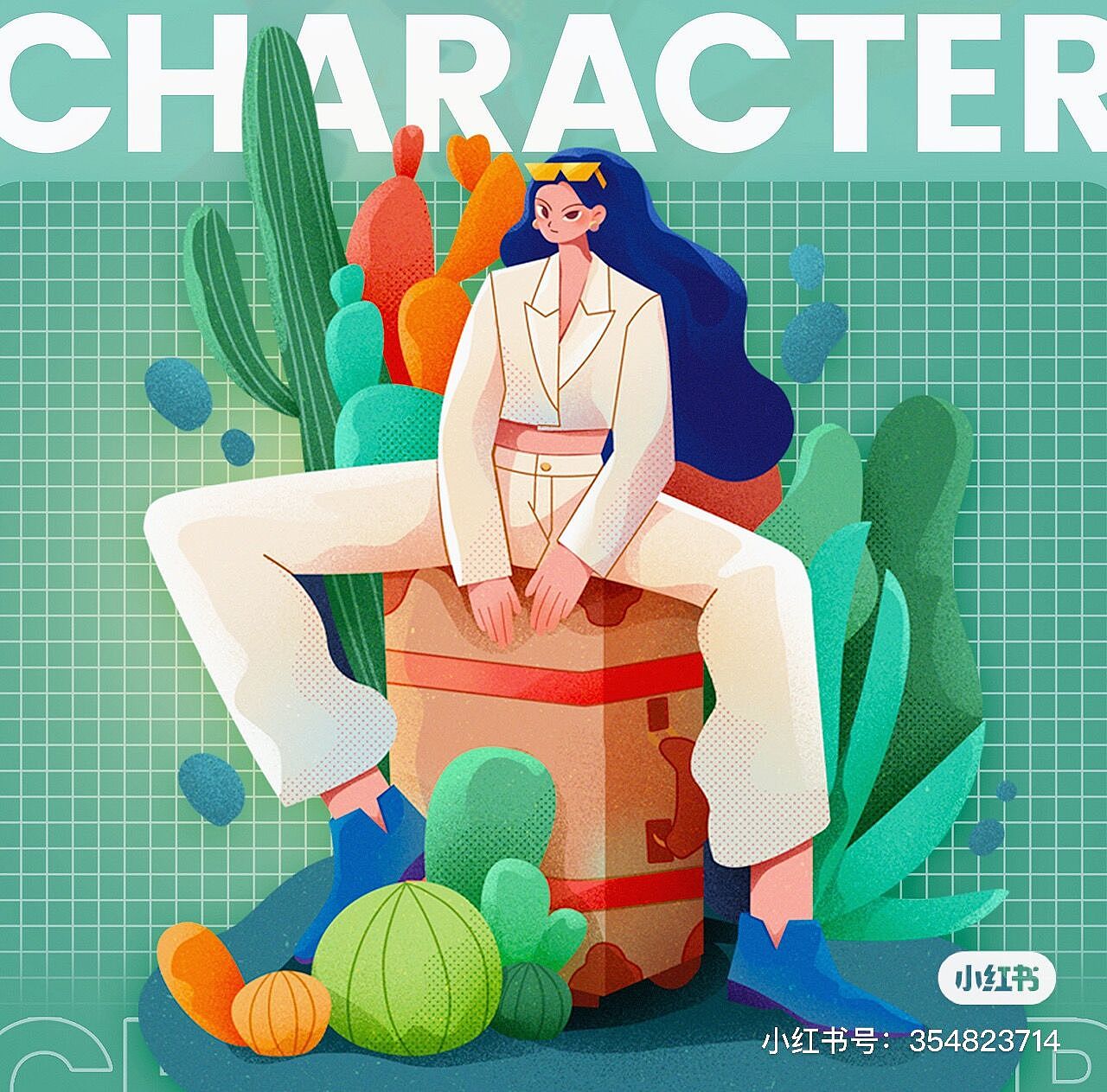 扁平人物插画（图ZMjc4NTQ3NjEy） - 创作习作 - 站酷设计师Xun荀原创素材 - 站酷ZCOOL
