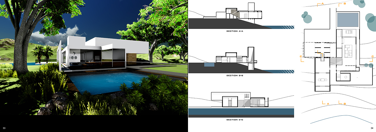 建筑学作品集选作2（别墅）（图ZNDEyNjc2MA==） - 建筑/空间 - 站酷设计师pr7ee原创素材 - 站酷ZCOOL