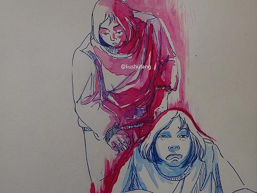 有人来了(漫画)前期草图概念