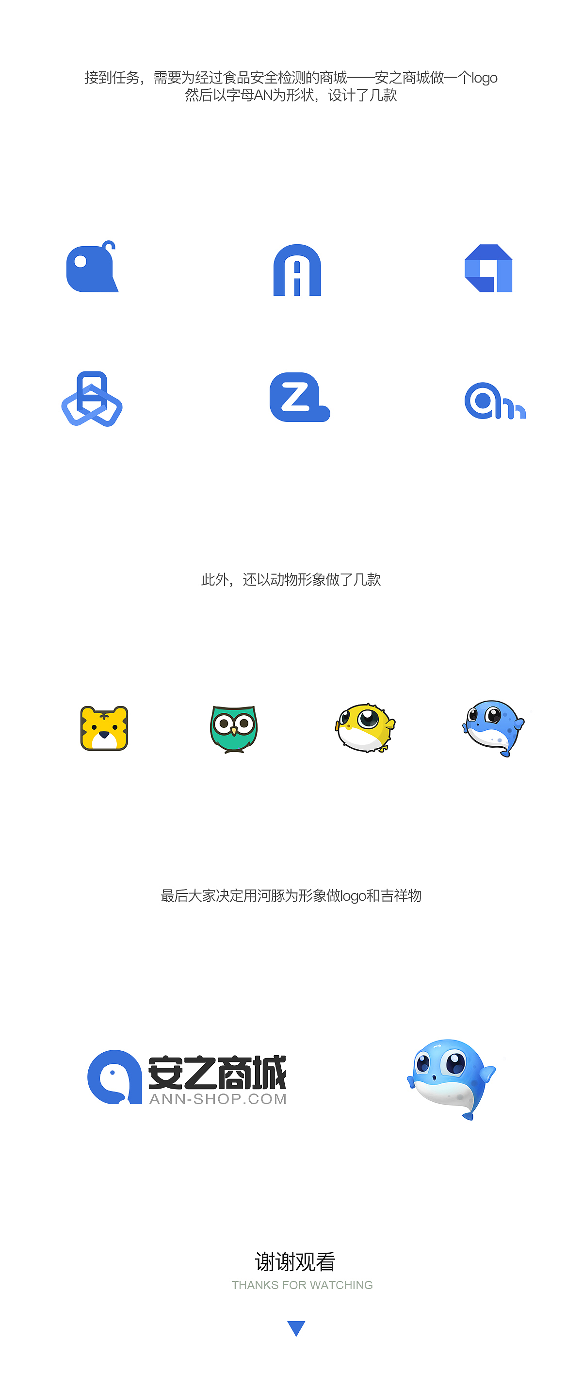 安之商城LOGO和卡通形象设计