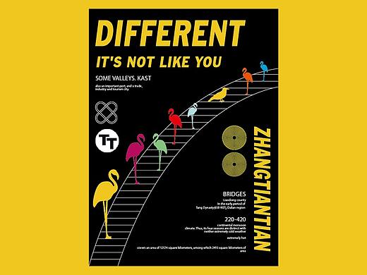 different（個(gè)人主頁(yè)-ZMjg1MDQ0ODg=） - 海報(bào) - 站酷設(shè)計(jì)師雅典娜的驚嘆號(hào)原創(chuàng)素材 - 站酷ZCOOL