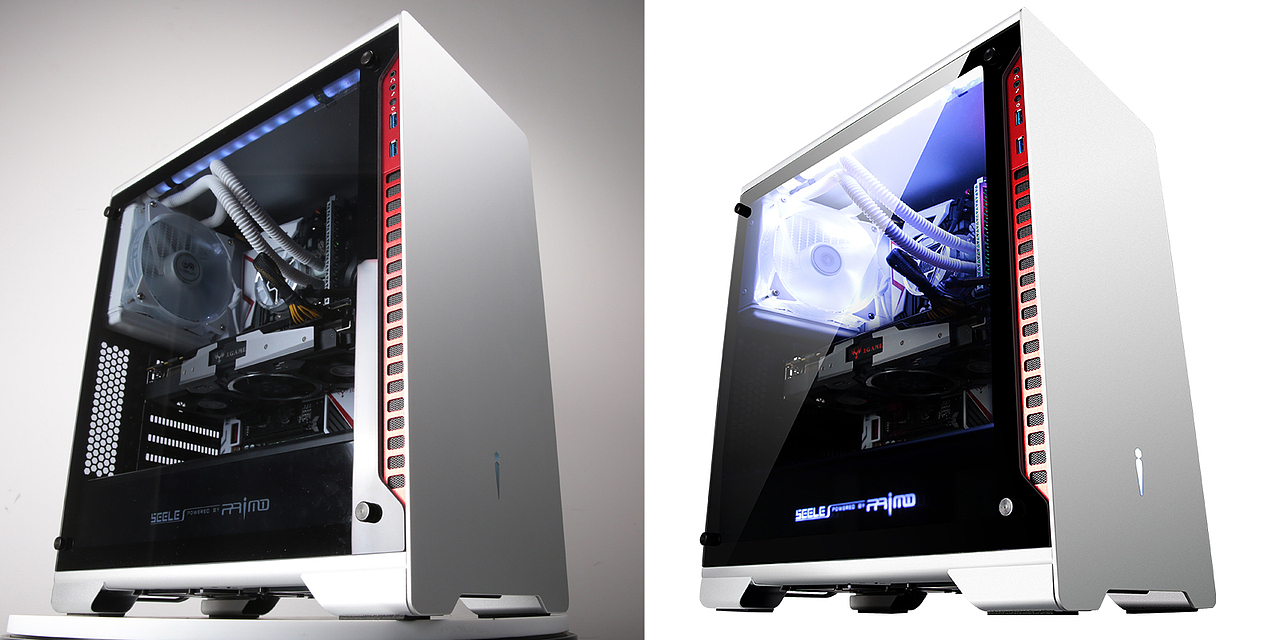 原創(chuàng)作品：京天華盛 數(shù)碼3C 電腦DIY 拍照 后期 修圖 動作分解 銀色金屬感機(jī)箱怎么修（圖ZNzYwMjAyODg=） - 電商 - 站酷設(shè)計師袁圈圈起床尿尿了原創(chuàng)素材 - 站酷ZCOOL