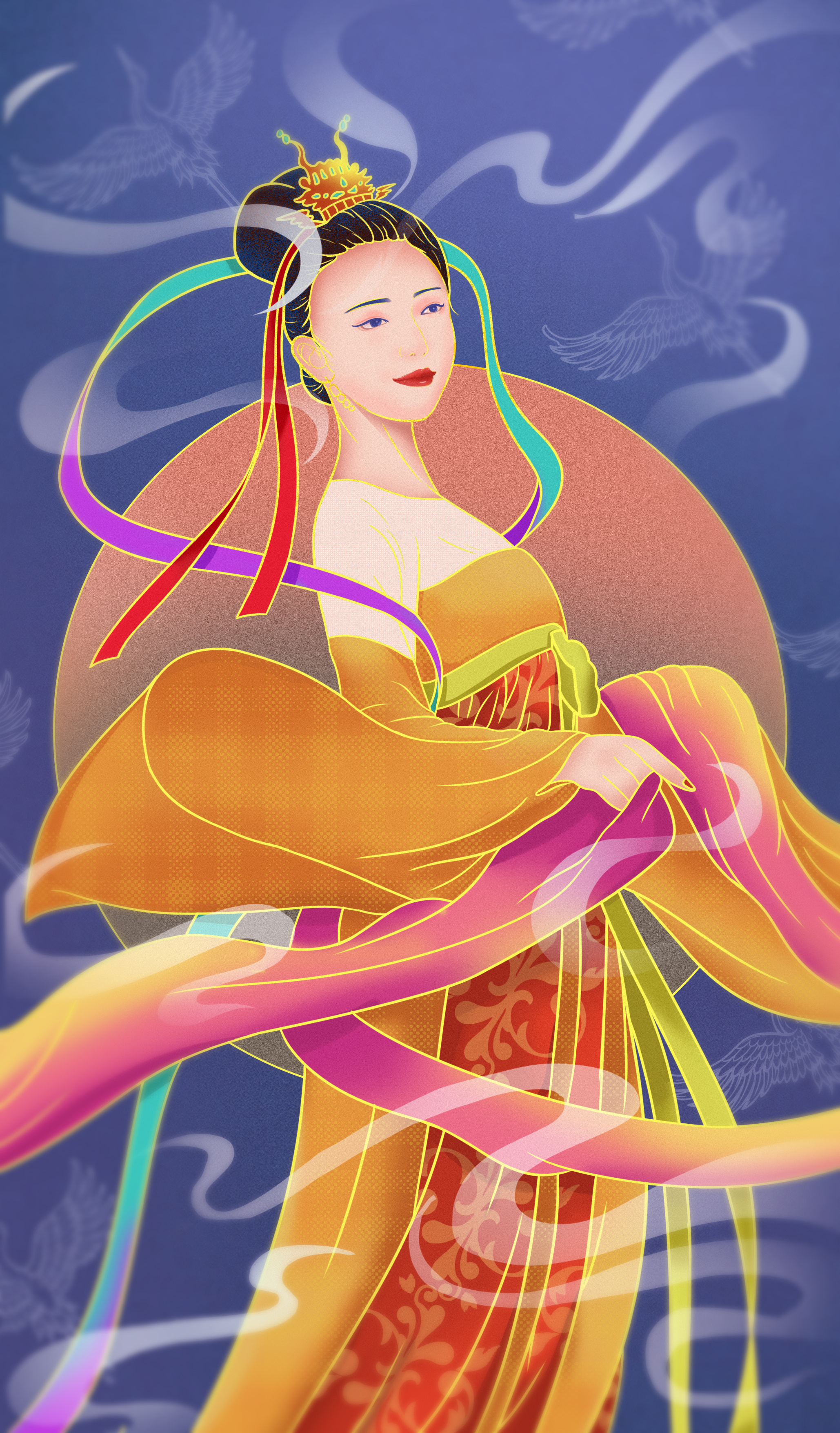 《新中式美女》|插画|创作习作|麦兜吃不饱 - 原创作品 - 站酷 (zcool