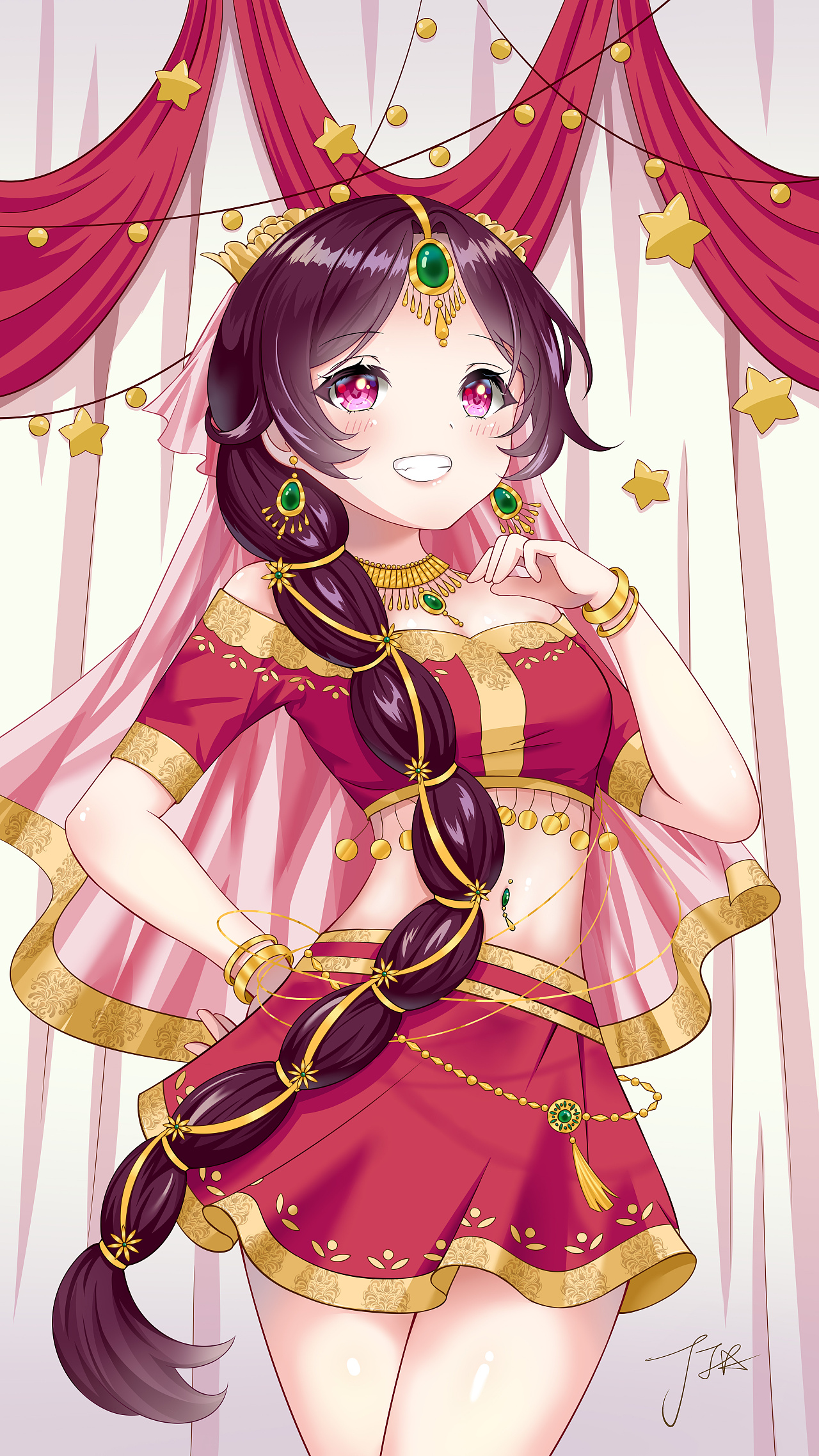 【二次元手绘】红莲赤焰