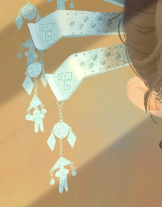 黎族少女（图ZMjU4NDA4NzQw） - 艺术插画 - 站酷设计师最佳李顺心原创素材 - 站酷ZCOOL