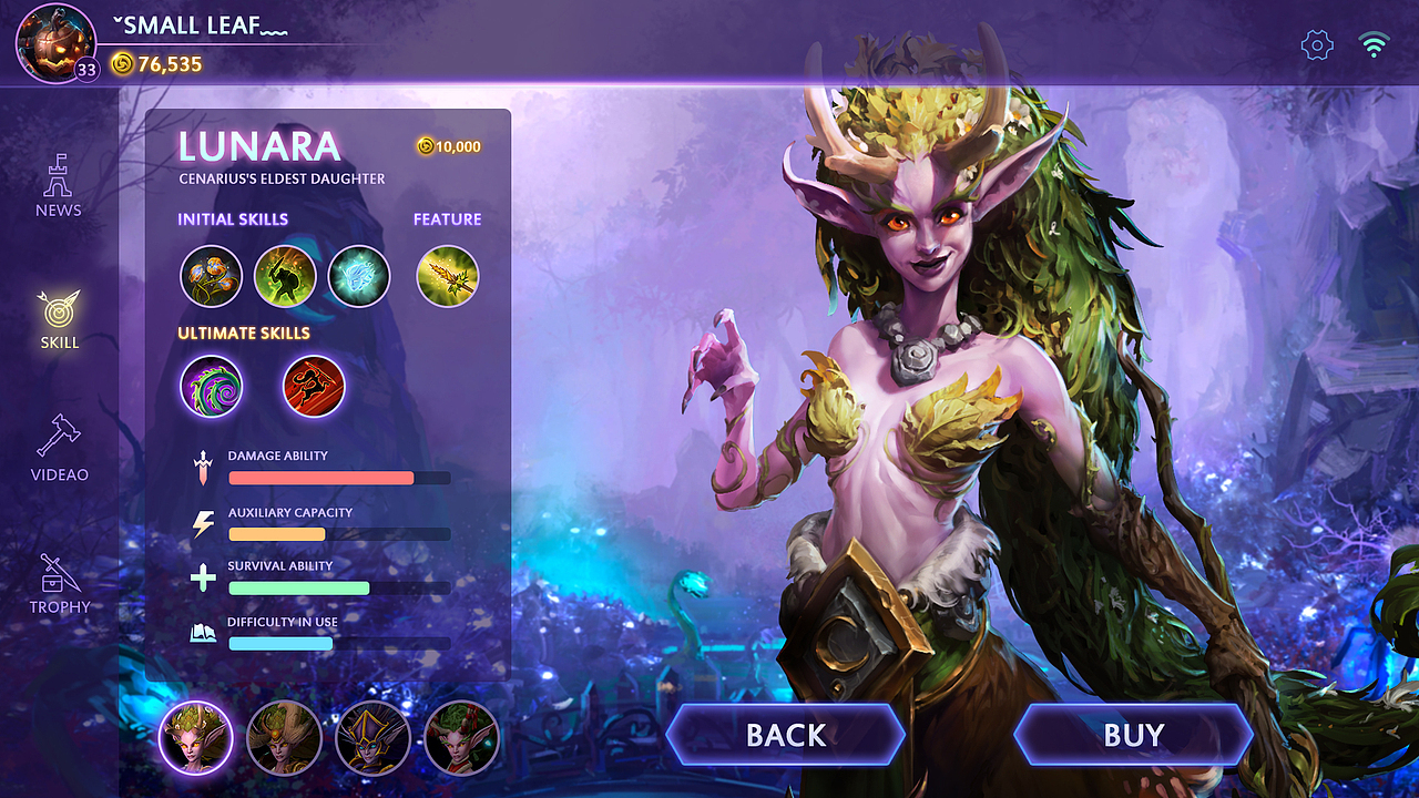 个人作品-《Heroes of the Storm》（2017）（图ZOTk1NTMyNzY=） - 游戏UI - 站酷设计师S_Leaf原创素材 - 站酷ZCOOL