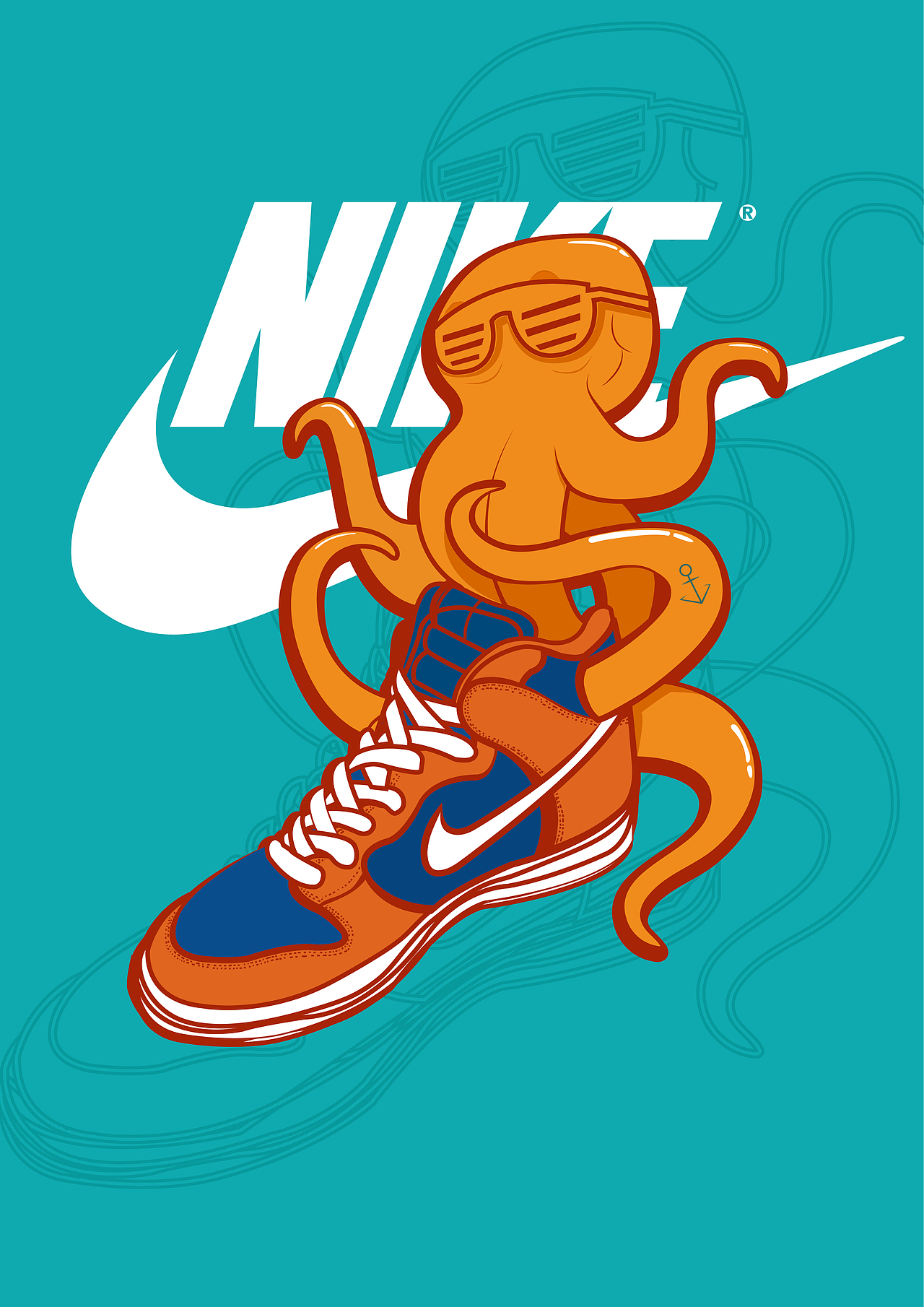 nike 涂鴉（圖ZMjIxMTY5MTI4） - 新銳潮流插畫 - 站酷設(shè)計師首席搬磚大師原創(chuàng)素材 - 站酷ZCOOL